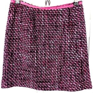 INC INTERNATIONAL CONCEPTS, PINK BOUCLE PENCIL SKIRT (0916)